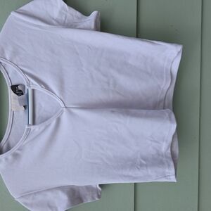White Crop Top